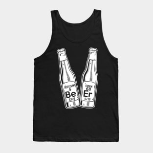 Beer Beryllium Erbium Funny Chemistry Periodic Pun Tank Top